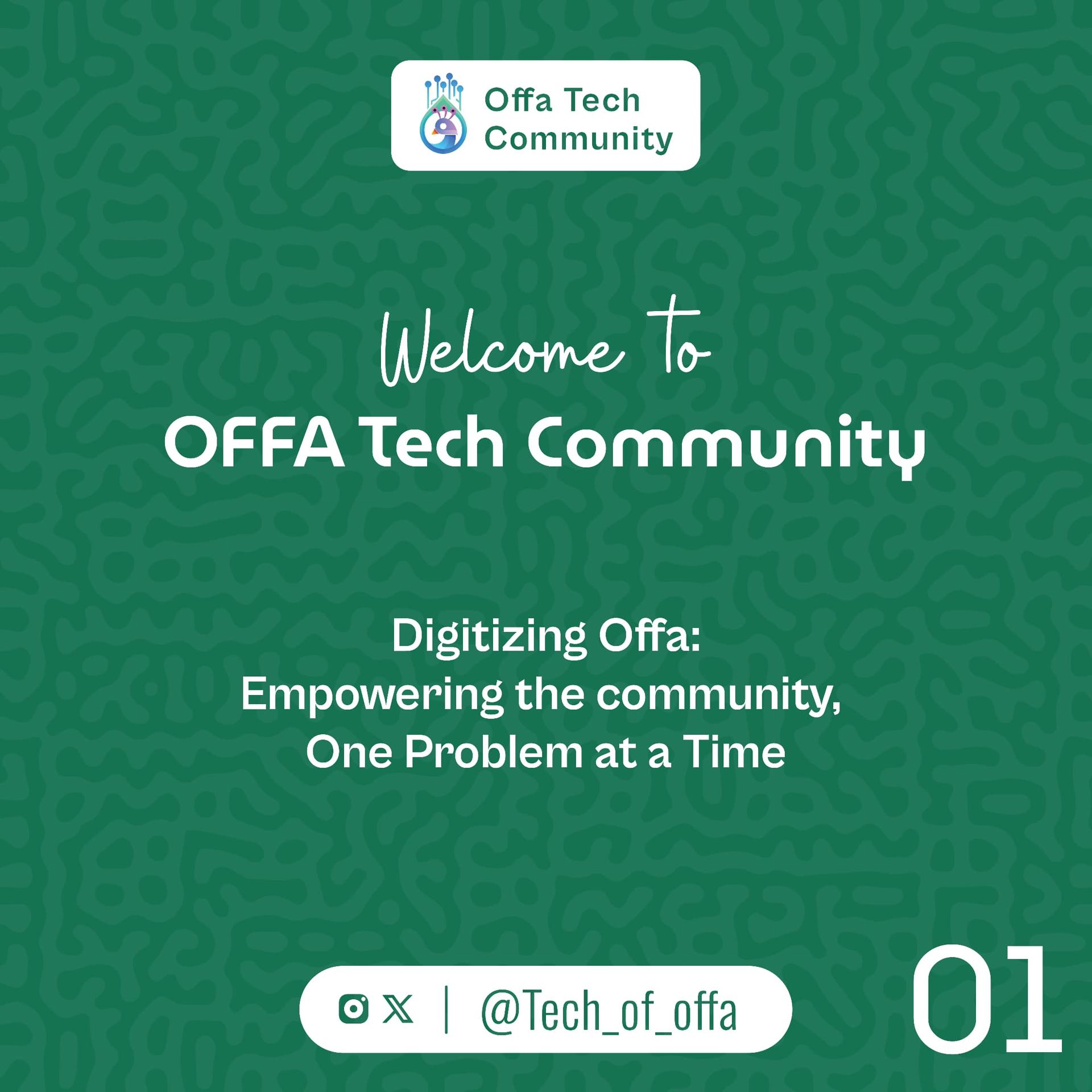 Welcome to Offa Tech Community on LinkedIn